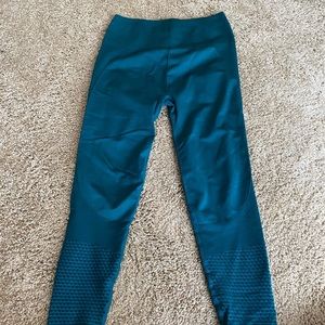 Dark teal fabletics workout pants